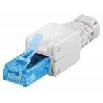 GOOBAY βύσμα RJ45 CAT 6A UTP 59227, tool-free, λευκό GOOBAY βύσμα RJ45 CAT 6A UTP 59227, tool-free, λευκό