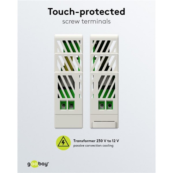 GOOBAY τροφοδοτικό 59573 για DIN rail, 12V/1.25A, 15W, IP20 GOOBAY τροφοδοτικό 59573 για DIN rail, 12V/1.25A, 15W, IP20