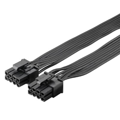GOOBAY καλώδιο 8 pin σε 2x 6+2 pin PCIe 59714, 23cm, μαύρο GOOBAY καλώδιο 8 pin σε 2x 6+2 pin PCIe 59714, 23cm, μαύρο