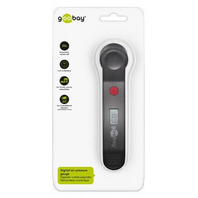 GOOBAY ψηφιακός μετρητής πίεσης ελαστικών 59799, PSI/Bar/KPA GOOBAY ψηφιακός μετρητής πίεσης ελαστικών 59799, PSI/Bar/KPA