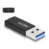 DELOCK αντάπτορας USB 3.2 Gen 2 σε USB Type-C, 10Gbps, μαύρος