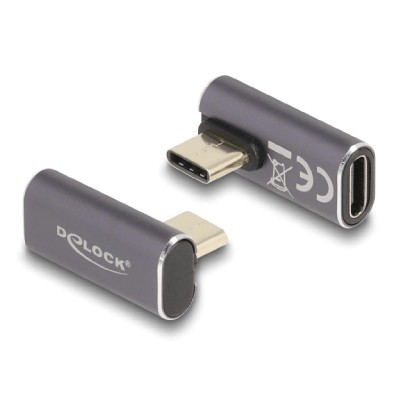 DELOCK αντάπτορας USB-C 60048, αρσενικό σε θηλυκό, 100W, 40Gbps, γκρι DELOCK αντάπτορας USB-C 60048, αρσενικό σε θηλυκό, 100W, 40Gbps, γκρι