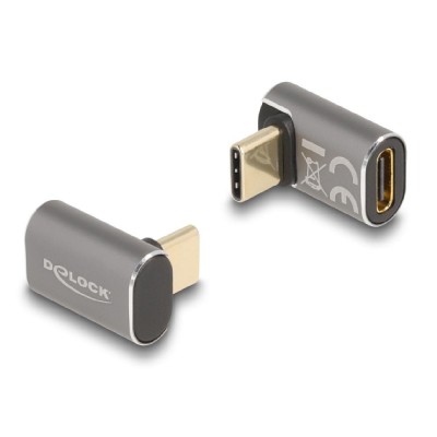 DELOCK αντάπτορας USB-C 60054, αρσενικό σε θηλυκό, 100W, 40Gbps, γκρι DELOCK αντάπτορας USB-C 60054, αρσενικό σε θηλυκό, 100W, 40Gbps, γκρι