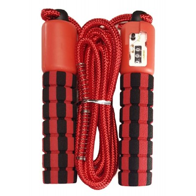 Σχοινάκι γυμναστικής με μετρητή 60296, κόκκινο