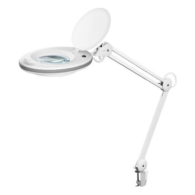 GOOBAY μεγεθυντικός φακός 60361 με σφιγκτήρα, LED, 3 διόπτρες, λευκός GOOBAY μεγεθυντικός φακός 60361 με σφιγκτήρα, LED, 3 διόπτρες, λευκός