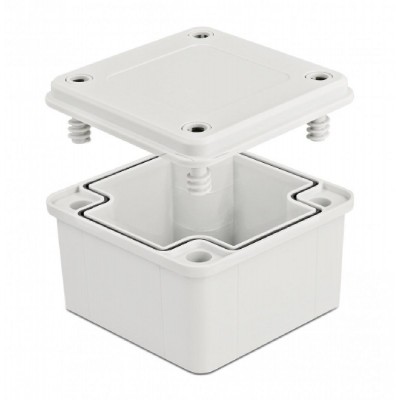 DELOCK ηλεκτρολογικό κυτίο 60396, αδιάβροχο IP65, 96x96x60mm, γκρι DELOCK ηλεκτρολογικό κυτίο 60396, αδιάβροχο IP65, 96x96x60mm, γκρι