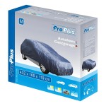 PROPLUS κουκούλα αυτοκινήτου 610117 με θήκη, M 432x165x119cm, μπλε PROPLUS κουκούλα αυτοκινήτου 610117 με θήκη, M 432x165x119cm, μπλε