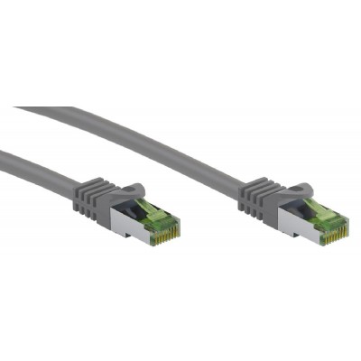 GOOBAY καλώδιο S/FTP CAT 8.1 61114, copper, AWG 26, GHMT, 0.50m, γκρι GOOBAY καλώδιο S/FTP CAT 8.1 61114, copper, AWG 26, GHMT, 0.50m, γκρι