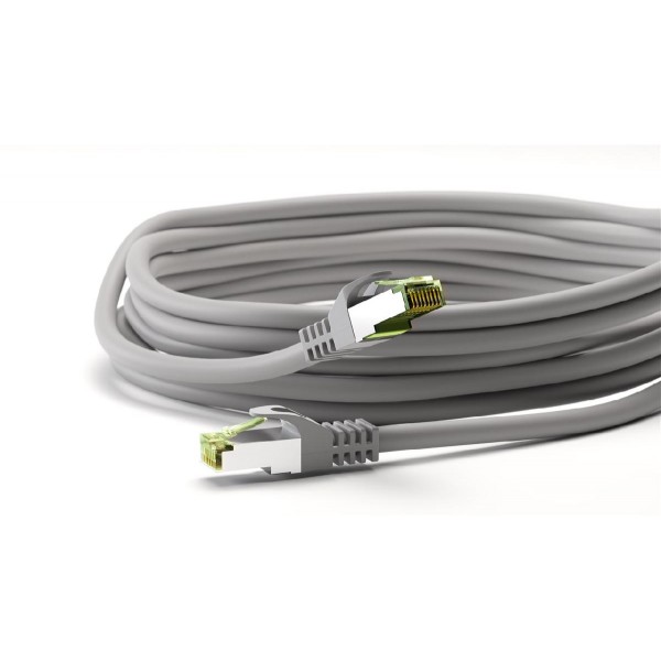 GOOBAY καλώδιο S/FTP CAT 8.1 61121, copper, AWG 26, LSZH, 15m, γκρι GOOBAY καλώδιο S/FTP CAT 8.1 61121, copper, AWG 26, LSZH, 15m, γκρι