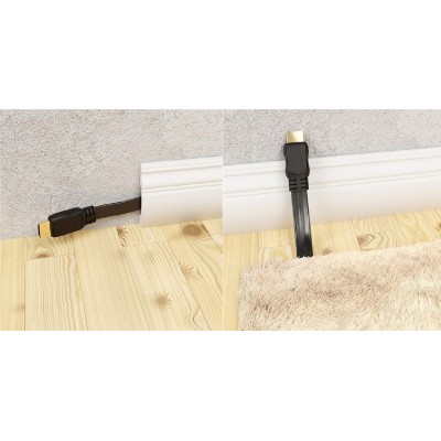 GOOBAY καλώδιο HDMI 2.0 με Ethernet 61281, flat, 18Gbit/s, 4K, 5m, μαύρο GOOBAY καλώδιο HDMI 2.0 με Ethernet 61281, flat, 18Gbit/s, 4K, 5m, μαύρο