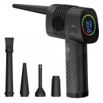 GOOBAY ηλεκτρικό air duster 61667, LED οθόνη, 46.8W, 2000mAh, μαύρο GOOBAY ηλεκτρικό air duster 61667, LED οθόνη, 46.8W, 2000mAh, μαύρο