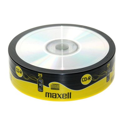 MAXELL CD-R 624035-40, 700ΜΒ, 80min, 52x speed, spindle pack 25τμχ MAXELL CD-R 624035-40, 700ΜΒ, 80min, 52x speed, spindle pack 25τμχ