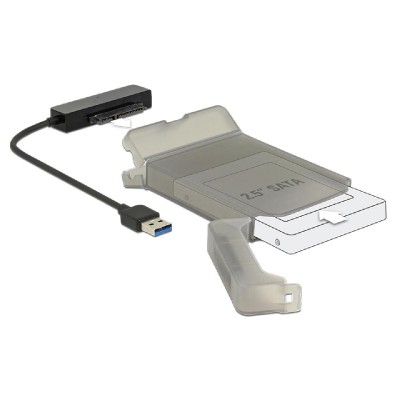 DELOCK αντάπτορας USB σε SATA 62742 με θήκη για 2.5" HDD/SSD, 6Gbps DELOCK αντάπτορας USB σε SATA 62742 με θήκη για 2.5" HDD/SSD, 6Gbps