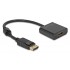 DELOCK αντάπτορας DisplayPort σε HDMI 63585, 4K/30Hz, active, μαύρος