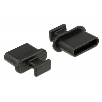 DELOCK κάλυμμα προστασίας για θύρα USB-C 64013 με λαβή, μαύρο, 10τμχ DELOCK κάλυμμα προστασίας για θύρα USB-C 64013 με λαβή, μαύρο, 10τμχ