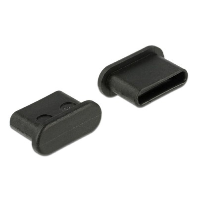 DELOCK κάλυμμα προστασίας για θύρα USB-C 64014, μαύρο, 10τμχ DELOCK κάλυμμα προστασίας για θύρα USB-C 64014, μαύρο, 10τμχ