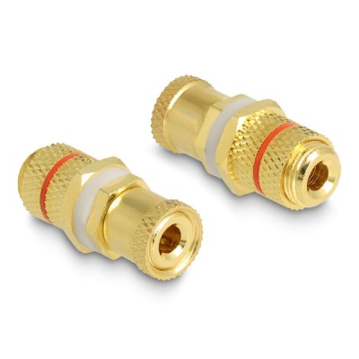 DELOCK αντάπτορας σύνδεσης καλωδίων ήχου 64145, κόκκινος-χρυσός DELOCK αντάπτορας σύνδεσης καλωδίων ήχου 64145, κόκκινος-χρυσός