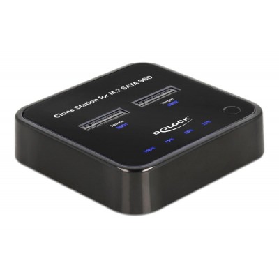 DELOCK docking station 64178, clone function, 2x M.2 SSD, 6Gbps, μαύρο DELOCK docking station 64178, clone function, 2x M.2 SSD, 6Gbps, μαύρο