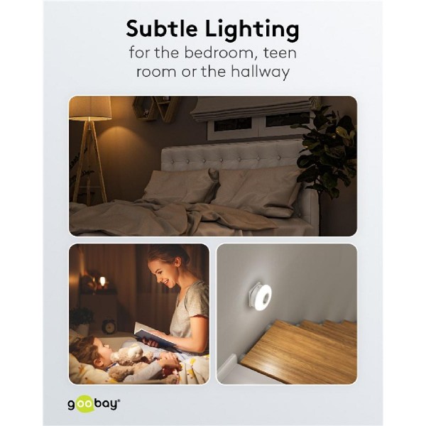 GOOBAY LED φωτιστικό νυκτός 64566 με πρίζα schuko, 6500K, IP20 GOOBAY LED φωτιστικό νυκτός 64566 με πρίζα schuko, 6500K, IP20