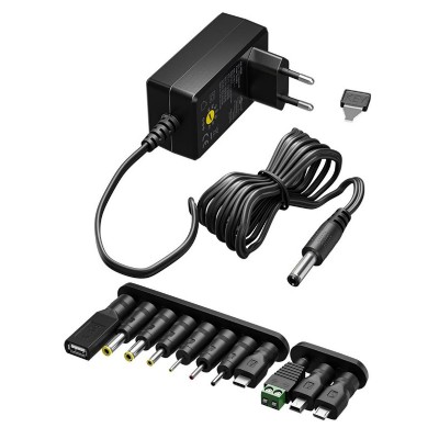 GOOBAY επιτοίχιος φορτιστής 64571, 3V-12V, 7.2W/0.6A, 12 tips GOOBAY επιτοίχιος φορτιστής 64571, 3V-12V, 7.2W/0.6A, 12 tips