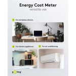 GOOBAY μετρητής κατανάλωσης ρεύματος 64589 με οθόνη, έως 3680W, λευκός GOOBAY μετρητής κατανάλωσης ρεύματος 64589 με οθόνη, έως 3680W, λευκός