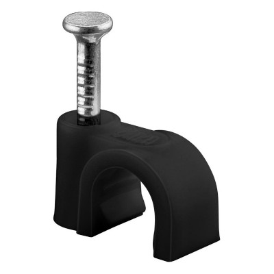 GOOBAY ρόκα στήριξης καλωδίων 64679, 6mm, μαύρο, 100τμχ GOOBAY ρόκα στήριξης καλωδίων 64679, 6mm, μαύρο, 100τμχ