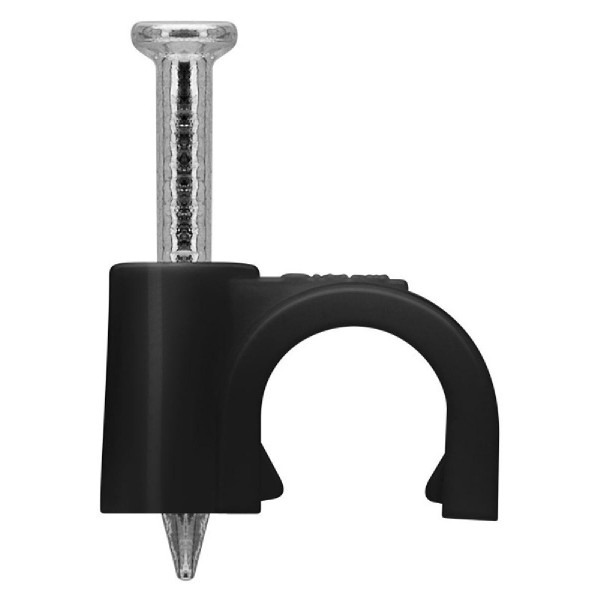 GOOBAY ρόκα στήριξης καλωδίων 64679, 6mm, μαύρο, 100τμχ GOOBAY ρόκα στήριξης καλωδίων 64679, 6mm, μαύρο, 100τμχ