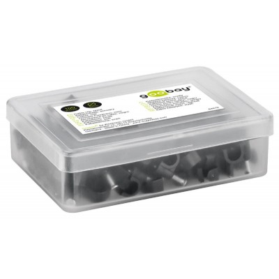 GOOBAY ρόκα στήριξης καλωδίων 64679, 6mm, μαύρο, 100τμχ GOOBAY ρόκα στήριξης καλωδίων 64679, 6mm, μαύρο, 100τμχ