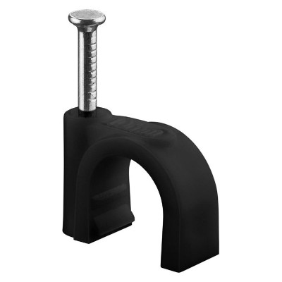 GOOBAY ρόκα στήριξης καλωδίων 64683, 10mm, μαύρο, 100τμχ GOOBAY ρόκα στήριξης καλωδίων 64683, 10mm, μαύρο, 100τμχ