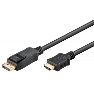GOOBAY καλώδιο DisplayPort σε HDMI 64835, 4K/30Hz, 1m, μαύρο GOOBAY καλώδιο DisplayPort σε HDMI 64835, 4K/30Hz, 1m, μαύρο