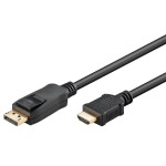 GOOBAY καλώδιο DisplayPort σε HDMI 64837, 4K/30Hz, 3m, μαύρο GOOBAY καλώδιο DisplayPort σε HDMI 64837, 4K/30Hz, 3m, μαύρο