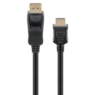 GOOBAY καλώδιο DisplayPort σε HDMI 64838, 4K/30Hz, 5m, μαύρο GOOBAY καλώδιο DisplayPort σε HDMI 64838, 4K/30Hz, 5m, μαύρο
