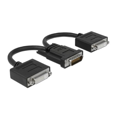 DELOCK αντάπτορας DMS-59 σε 2x DVI 65281, 20cm, μαύρος DELOCK αντάπτορας DMS-59 σε 2x DVI 65281, 20cm, μαύρος