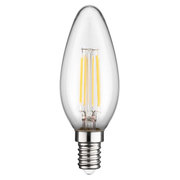 GOOBAY LED λάμπα candle 65390, E14, Filament, 4W, 2700K, 470lm GOOBAY LED λάμπα candle 65390, E14, Filament, 4W, 2700K, 470lm