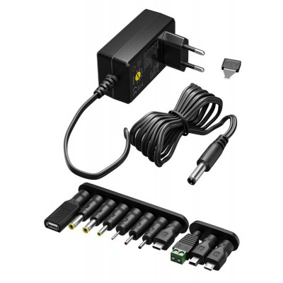 GOOBAY επιτοίχιος φορτιστής 65592, 3V-12V, 3.6W, 12 tips GOOBAY επιτοίχιος φορτιστής 65592, 3V-12V, 3.6W, 12 tips