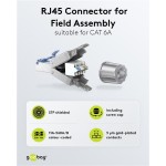 GOOBAY βύσμα RJ45 65939, CAT 6A STP, tool-free, ασημί GOOBAY βύσμα RJ45 65939, CAT 6A STP, tool-free, ασημί
