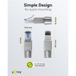 GOOBAY βύσμα RJ45 65939, CAT 6A STP, tool-free, ασημί GOOBAY βύσμα RJ45 65939, CAT 6A STP, tool-free, ασημί