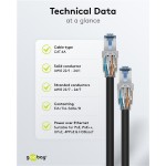 GOOBAY βύσμα RJ45 65939, CAT 6A STP, tool-free, ασημί GOOBAY βύσμα RJ45 65939, CAT 6A STP, tool-free, ασημί