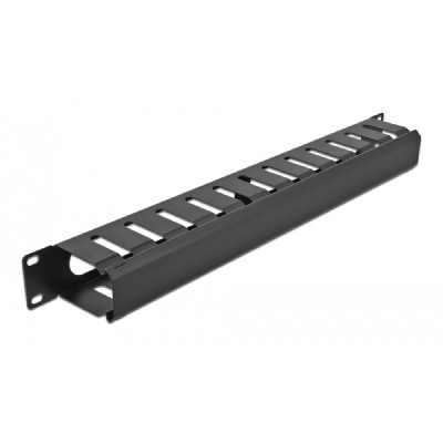 DELOCK cable management 66550 για rack 19"/1U, μαύρο DELOCK cable management 66550 για rack 19"/1U, μαύρο