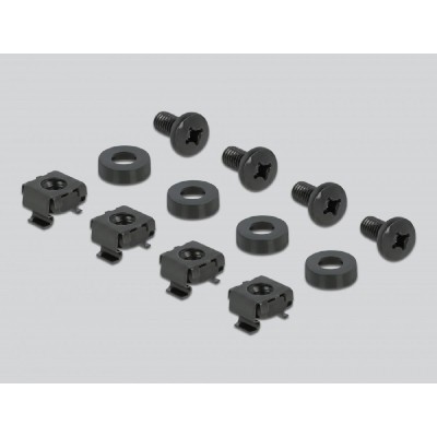 DELOCK cable management 66550 για rack 19"/1U, μαύρο DELOCK cable management 66550 για rack 19"/1U, μαύρο