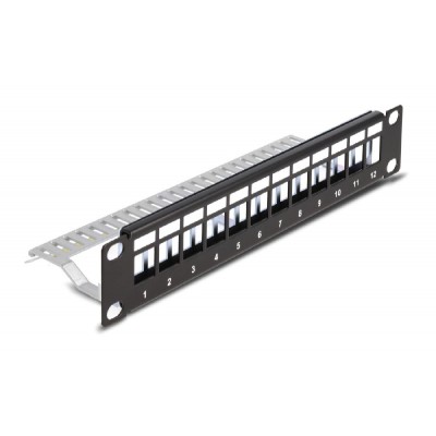 DELOCK Keystone patch panel 66874, 10 DELOCK Keystone patch panel 66874, 10