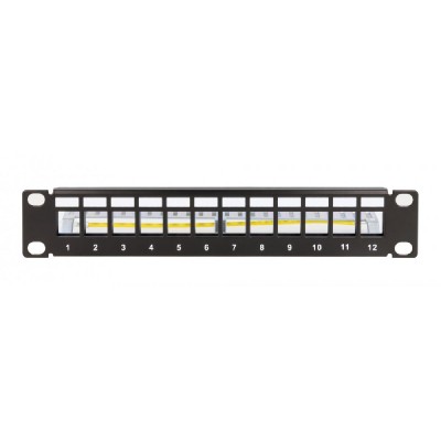 DELOCK Keystone patch panel 66874, 10 DELOCK Keystone patch panel 66874, 10