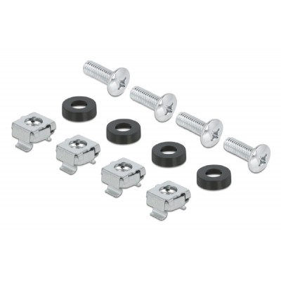 DELOCK cable management 67033, 19"/1U rack, 4x γάντζοι & βούρτσα, μαύρο DELOCK cable management 67033, 19"/1U rack, 4x γάντζοι & βούρτσα, μαύρο