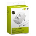 GOOBAY ενισχυτής κεραίας 67226, 2 συσκευές, DVB-T DVB-T2 DVB-C, λευκός GOOBAY ενισχυτής κεραίας 67226, 2 συσκευές, DVB-T DVB-T2 DVB-C, λευκός