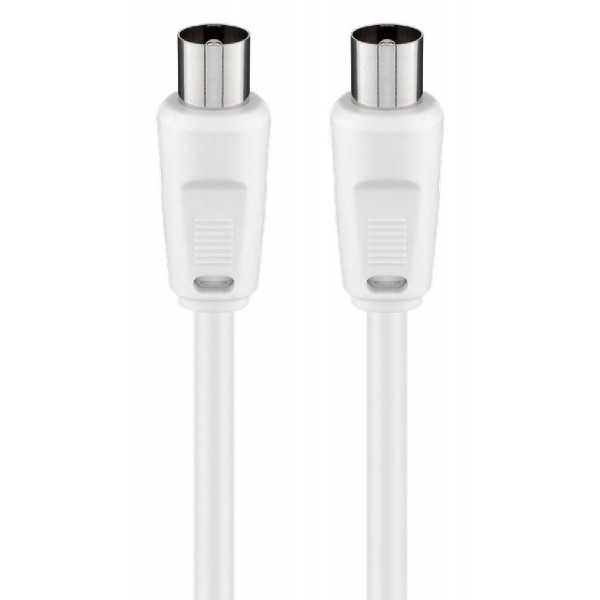GOOBAY καλώδιο κεραίας αρσενικό σε θηλυκό 68149, <70dB, CCS, 5m, λευκό GOOBAY καλώδιο κεραίας αρσενικό σε θηλυκό 68149, <70dB, CCS, 5m, λευκό