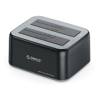 ORICO docking station 6829C3, 2x 2.5/3.5" HDD/SSD, 10Gbps, μαύρο ORICO docking station 6829C3, 2x 2.5/3.5" HDD/SSD, 10Gbps, μαύρο