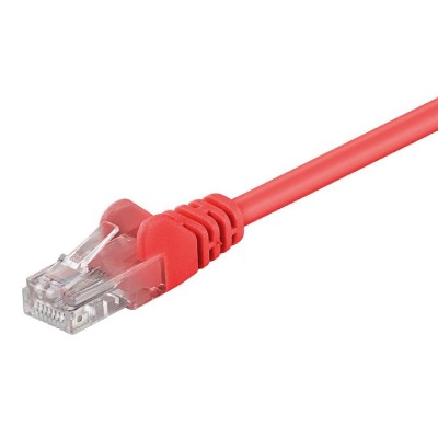 GOOBAY καλώδιο δικτύου 68344, CAT 5e U/UTP, CCA, 1m, κόκκινο GOOBAY καλώδιο δικτύου 68344, CAT 5e U/UTP, CCA, 1m, κόκκινο