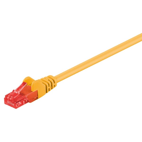 GΟOBAY καλώδιο UTP Cat 6 68438, CCA, 24AWG, PVC, 1m, κίτρινο GΟOBAY καλώδιο UTP Cat 6 68438, CCA, 24AWG, PVC, 1m, κίτρινο