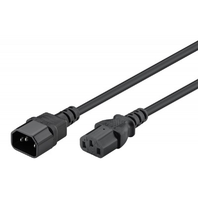 GOOBAY καλώδιο προέκτασης τροφοδοσίας 68602, 0.75mm², 1.5m, μαύρο GOOBAY καλώδιο προέκτασης τροφοδοσίας 68602, 0.75mm², 1.5m, μαύρο