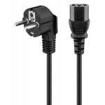 GOOBAY καλώδιο τροφοδοσίας 68604, 3G 0.75mm², 1.5m, μαύρο GOOBAY καλώδιο τροφοδοσίας 68604, 3G 0.75mm², 1.5m, μαύρο